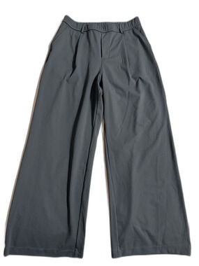 HALARA Women's Wide-Leg Chinos - Charcoal Gray